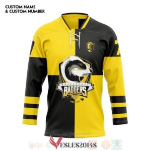 Harry Potter Huff Hockey Team Personalized Hockey Jersey, Trending Gifts For Fans - Vesles2014s