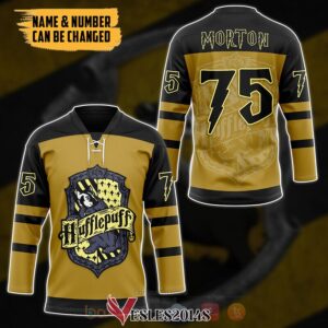 Harry Potter Hufflepuff Custom Hockey Jersey, Trending Gifts For Fans - Vesles2014s 2