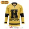 Harry Potter Hufflepuff House Personalized Hockey Jersey, Trending Gifts For Fans - Vesles2014s