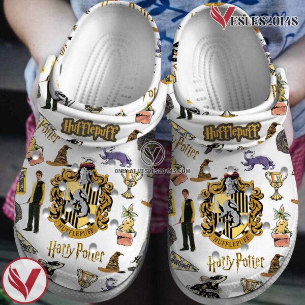 Harry Potter Hufflepuff Movie Crocs Crocband Clogs Shoes Comfortable For Men Women and Kids Style 1 - Vesles2014S