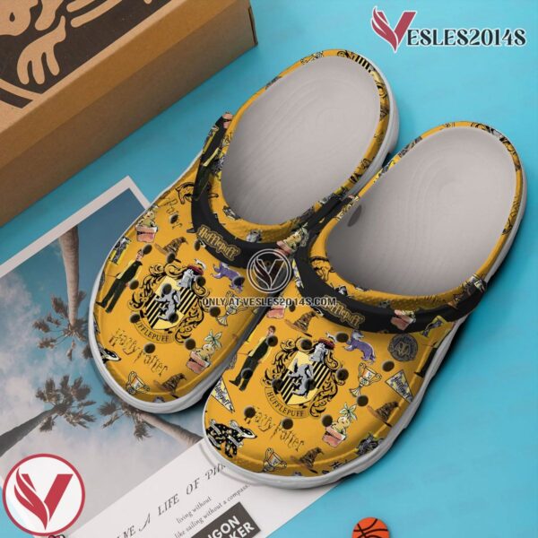 Harry Potter Hufflepuff Movie Crocs Crocband Clogs Shoes Comfortable For Men Women and Kids Style 2 - Vesles2014S 2