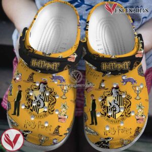 Harry Potter Hufflepuff Movie Crocs Crocband Clogs Shoes Comfortable For Men Women and Kids Style 2 - Vesles2014S