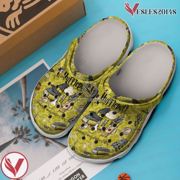 Harry Potter Hufflepuff Movie Crocs Crocband Clogs Shoes Comfortable For Men Women and Kids Style 3 - Vesles2014S 3
