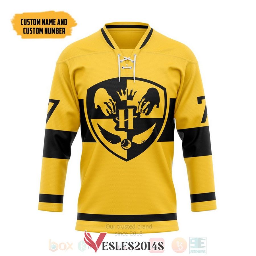 Harry Potter Quidditch Huff Personalized Hockey Jersey, Trending Gifts For Fans - Vesles2014s