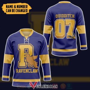 Harry Potter Ravenclaw House Personalized Hockey Jersey, Trending Gifts For Fans - Vesles2014s 2