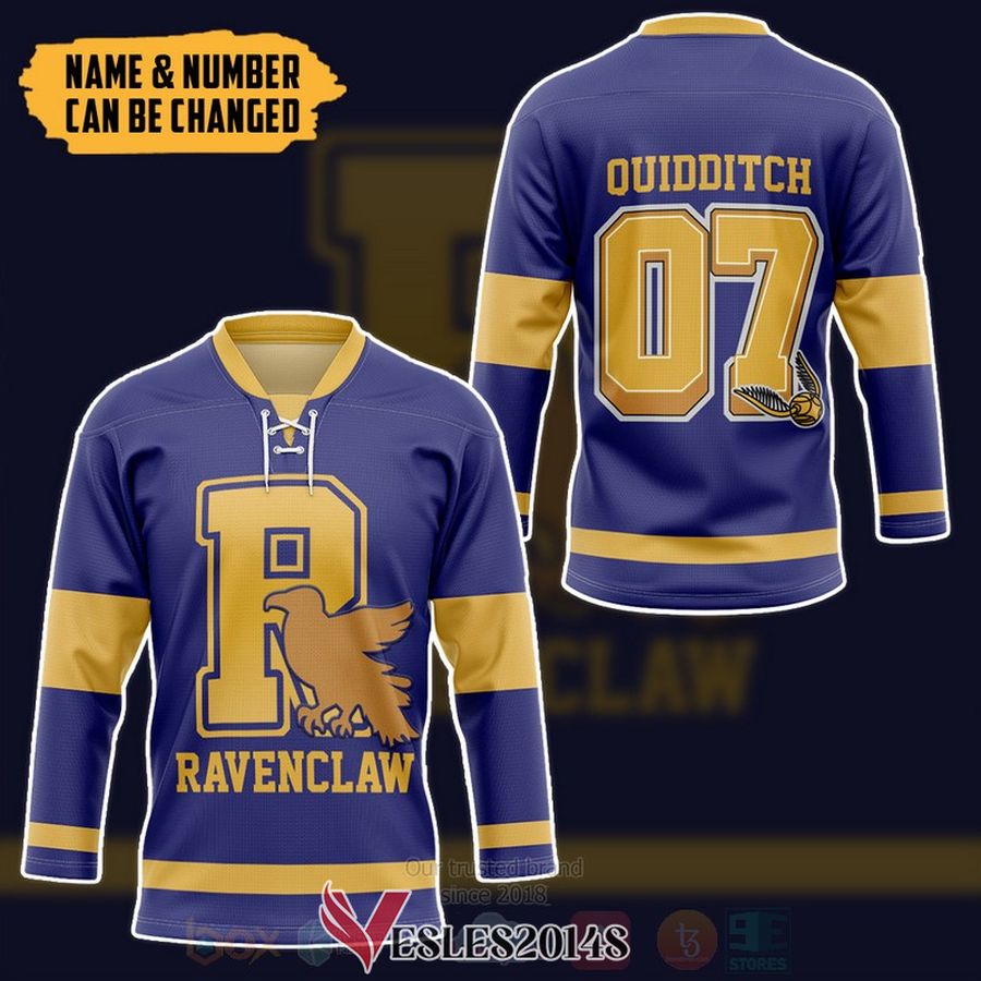 Harry Potter Ravenclaw House Personalized Hockey Jersey, Trending Gifts For Fans - Vesles2014s 2