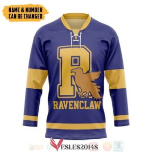 Harry Potter Ravenclaw House Personalized Hockey Jersey, Trending Gifts For Fans - Vesles2014s