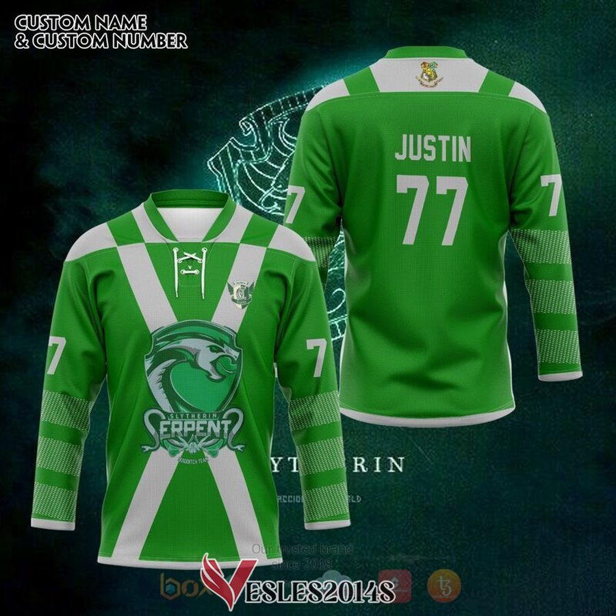 Harry Potter Sly Hockey Team Custom Hockey Jersey, Trending Gifts For Fans - Vesles2014s 3
