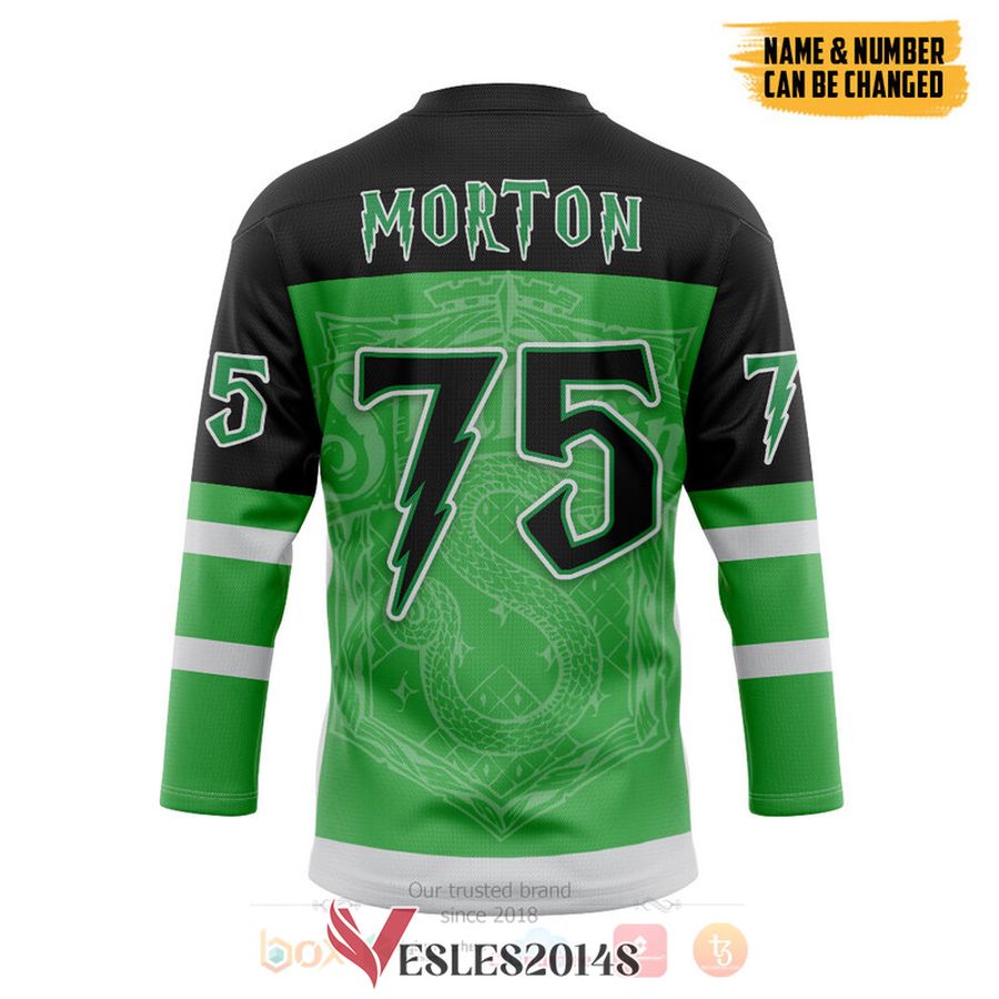 Harry Potter Slytherin Custom Hockey Jersey, Trending Gifts For Fans - Vesles2014s 1