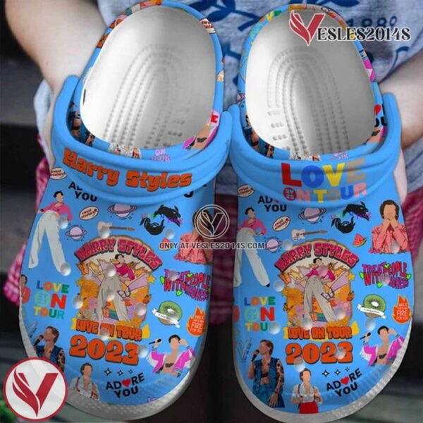 Harry Styles Singer Music Crocband Crocs Clogs Shoes Comfortable For Men Women - Vesles2014S