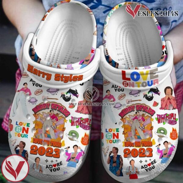 Harry Styles Singer Music Crocs Clogs Crocband Shoes Comfortable For Men Women - Vesles2014S