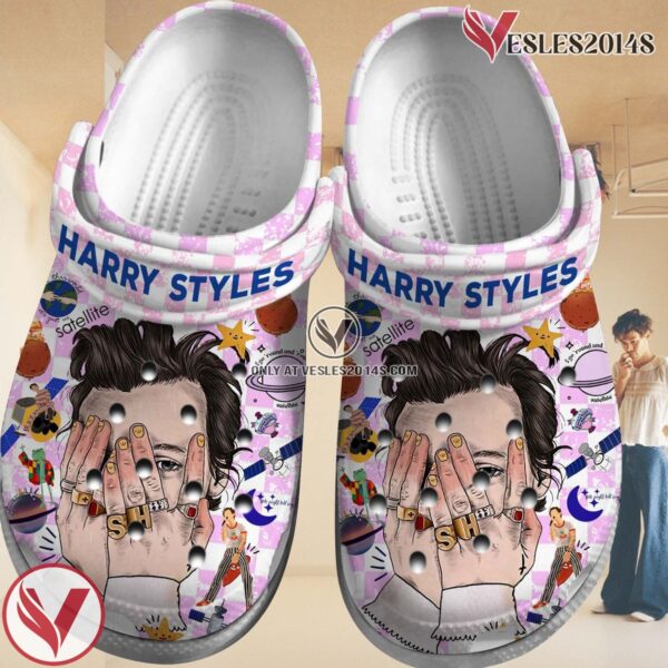 Harry styles One Direction Band Music Crocs Crocband Clogs Shoes, Unique Gifts For Fans Style 1 - Vesles2014S 2