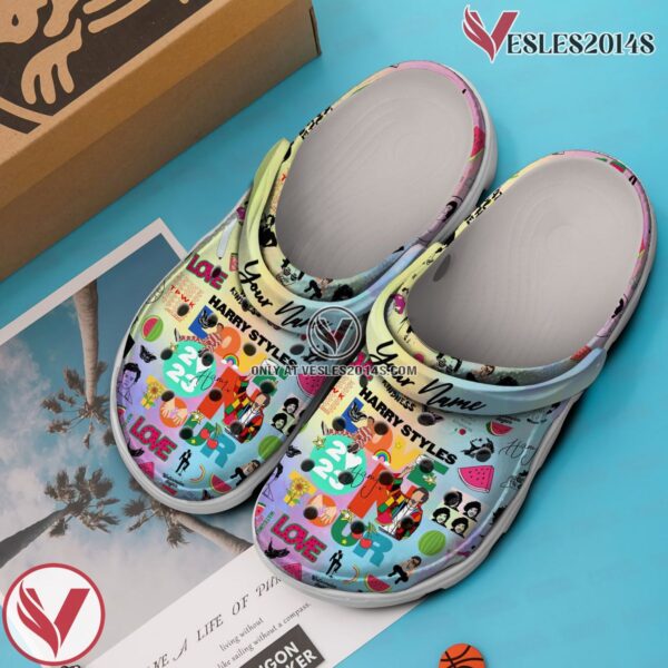 Harry styles One Direction Band Music Crocs Crocband Clogs Shoes, Unique Gifts For Fans Style 2 - Vesles2014S 2