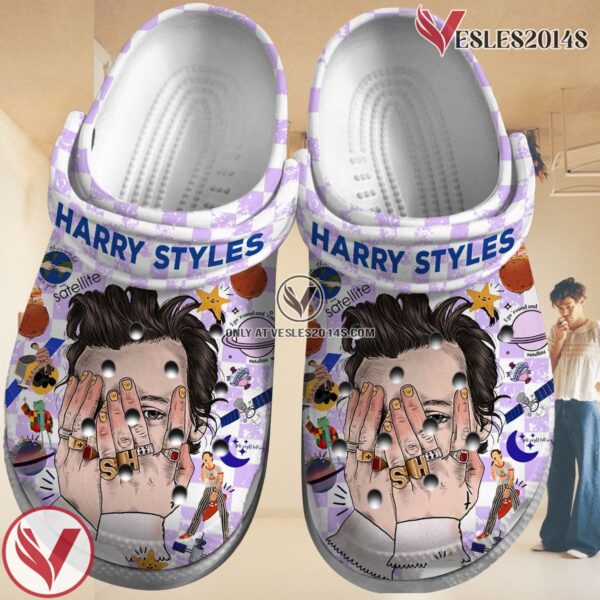 Harry styles One Direction Band Music Crocs Crocband Clogs Shoes, Unique Gifts For Fans Style 3 - Vesles2014S 2