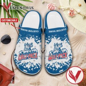 Hartford Wolf Pack Logo Crocs Shoes For Men And Women, Unique Clogs Shoes For Fans - Vesles2014S 1