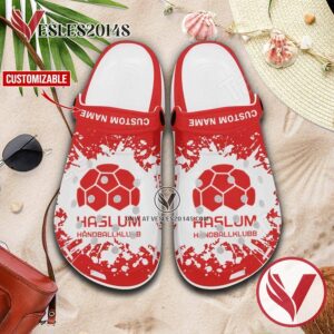 Haslum HK Logo Handball Crocs, Unique Footwear For Fans - Vesles2014S 1