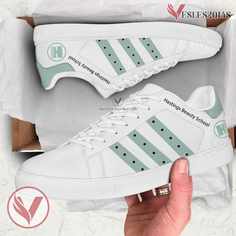 Hastings Beauty School Logo Stan Smith Shoes, Unique Sneaker For Fans - Vesles2014s