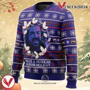 Have A Regular Human Holiday Ugly Christmas Sweater, Unique Christmas Gift For Fans - Vesles2014S 1