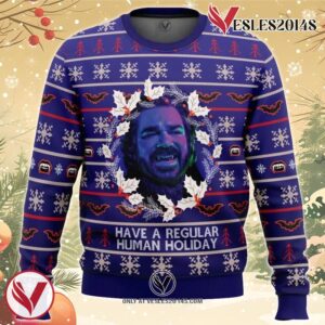 Have A Regular Human Holiday Ugly Christmas Sweater, Unique Christmas Gift For Fans - Vesles2014S
