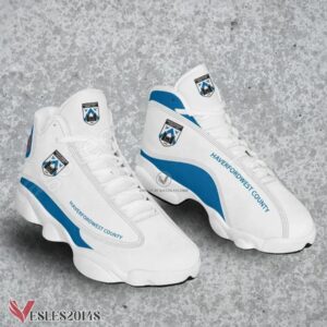 Haverfordwest County Logo Air Jordan 13 Shoes, Best Sneaker Gifts For Fans - Vesles2014s