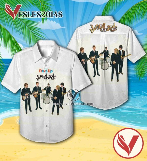 Having A Rave Up With The Yardbirds Album Cover Hawaiian Shirt, Unique Gifts For Music Lovers - Vesles2014S