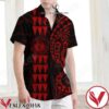 Hawaii Coat Of Arms Red Hawaiian Shirt, Unique Gifts For Friends - Vesles2014S 1