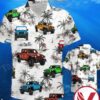 Hawaii Jeep White Hawaiian Shirt And Short, Unique Gifts For Friends - Vesles2014S 1