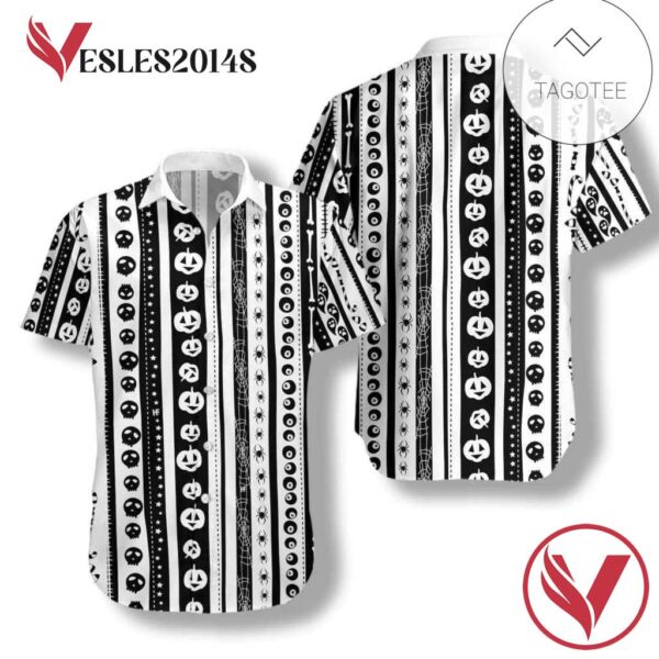 Hawaiian Aloha Shirts Casual Halloween Pattern Vesles2014S 1