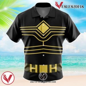 Hawks My Hero Academia Hawaiian Button Up Shirt, Perfect Gifts For Anime Lovers - Vesles2014S