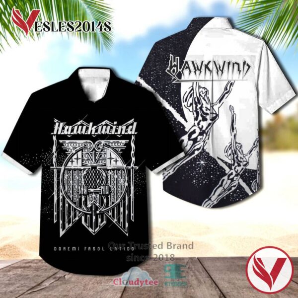 Hawkwind Doremi Fasol Latido Albums Hawaiian Shirt, Best Gift For Music Lovers Vesles2014S