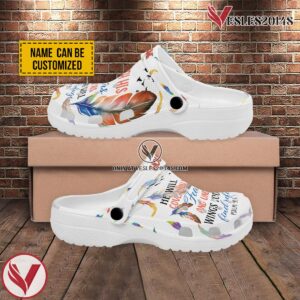 He Will Cover You With His Feathers And Under His Wings You Will Find Refuge Customized Crocs Clogs Shoes, Gift For Jesus Lovers Personalized Clogs, Unique Gift From  Vesles2014S 2