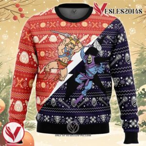 He-man vs. Skeletor Ugly Christmas Sweater, Unique Christmas Gift For Fans - Vesles2014S