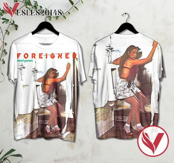Head Games Album By Foreigner Shirt, Perfect Gifts For Music Lovers - Vesles2014S