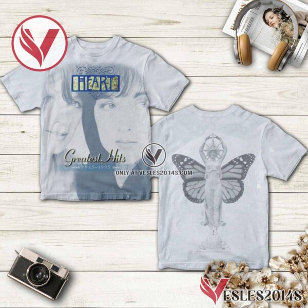 Heart Greatest Hits 1985-1995 Compilation Album Shirt, Unique Gifts For Music Lovers - Vesles2014S