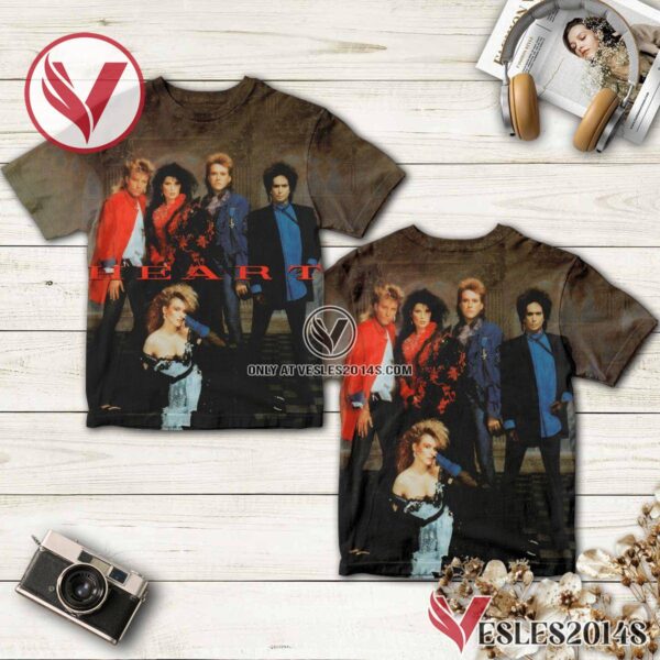 Heart Studio Album Cover Shirt, Unique Gifts For Music Lovers - Vesles2014S
