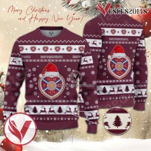 Heart of Midlothian F.C. Sport Ugly Christmas Sweater, Unique Gifts For Fans - Vesles2014aS 1