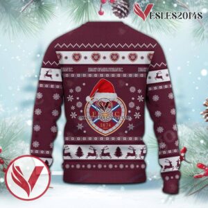Heart of Midlothian F.C. Sport Ugly Christmas Sweater, Unique Gifts For Fans - Vesles2014aS 3