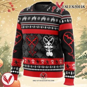 Heartless Christmas Kingdom Hearts Ugly Christmas Sweater, Unique Christmas Gift For Fans - Vesles2014S 1