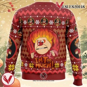Heat Miser The Year Without a Santa Claus Ugly Christmas Sweater, Unique Christmas Gift For Fans - Vesles2014S 1