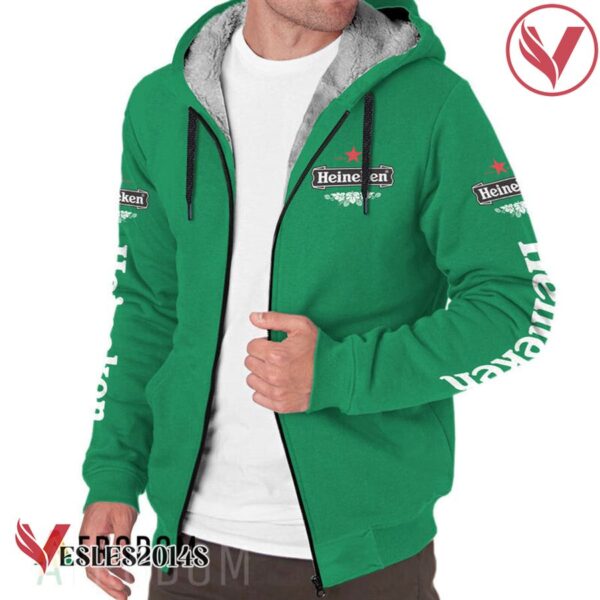 Heineken Fleece Zip Up Hoodie - Vesles2014S 1