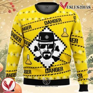 Heisenberg Breaking Bad Christmas Ugly Christmas Sweater, Unique Christmas Gift For Fans - Vesles2014S