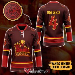 Hell Boy Custom Hockey Jersey, Trending Gifts For Fans - Vesles2014s 2