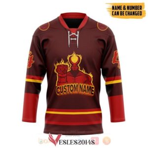 Hell Boy Custom Hockey Jersey, Trending Gifts For Fans - Vesles2014s