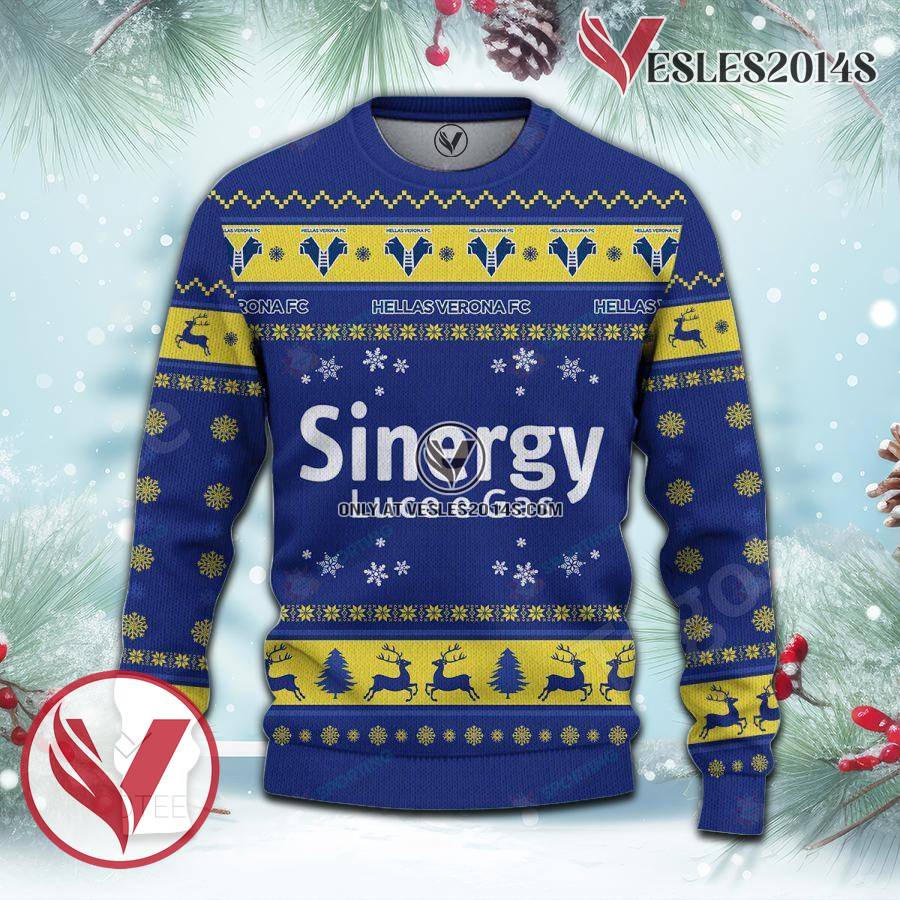 Hellas Verona FC Sport Ugly Christmas Sweater, Unique Gifts For Fans - Vesles2014aS 2