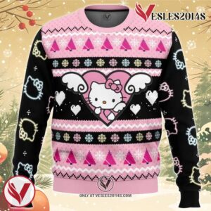 Hello Kitty Ugly Christmas Sweater, Unique Christmas Gift For Fans - Vesles2014S