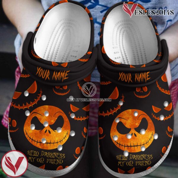 Hello darkness my old friend The Sound of Silence Music Crocs Crocband Clogs Shoes, Unique Gifts For Fans - Vesles2014S 2
