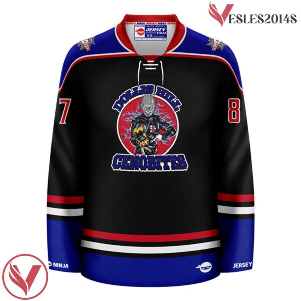 Hellraiser Dollis Hill Cenobites Pinhead Green Black Jersey - Vesles2014S 2
