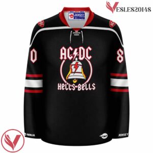 Hells Bells Emblem ACDC Black Jersey - Vesles2014S 2