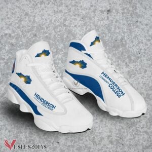 Henderson Community College Logo Air Jordan 13 Shoes, Best Sneaker Gifts For Fans - Vesles2014s