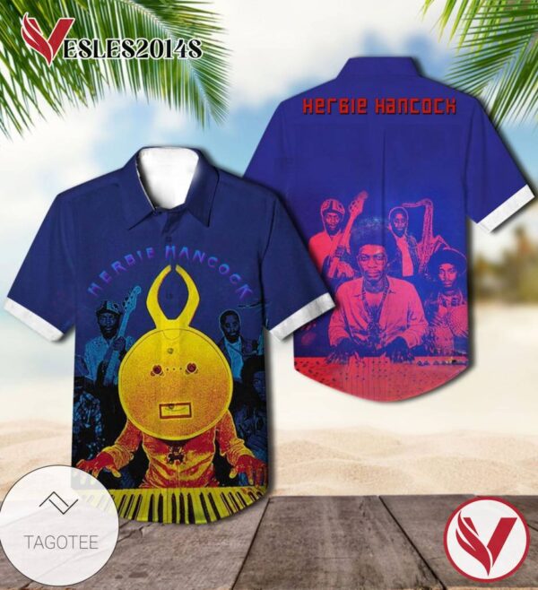 Herbie Hancock Head Hunters Album Cover Hawaiian Shirt, Best Gift For Music Lovers Vesles2014S
